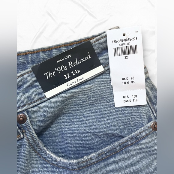 NWT Abercrombie & Fitch High Rise 90s Relaxed Jean - Picture 10 of 12